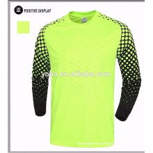 camisa de portero de jersey de fútbol de diseño personalizado, camiseta de portero, uniforme de portero